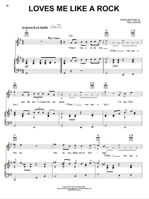 Produktbild zu: Loves Me Like A Rock