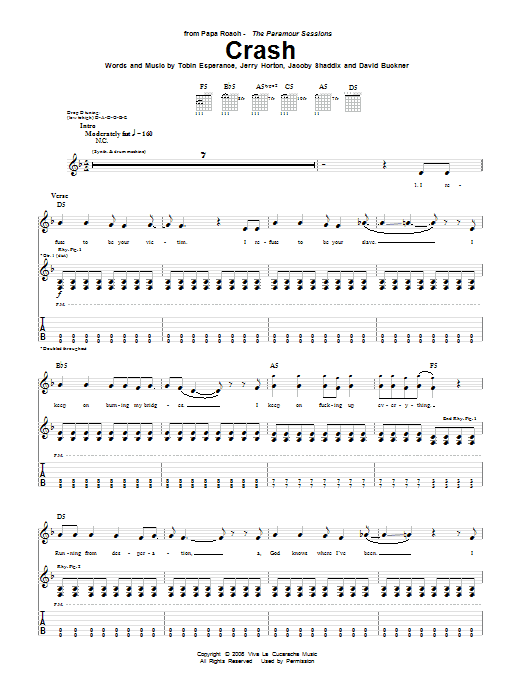 Produktgalerie: Seite 1 von 1 Crash, Papa Roach, Gitarre