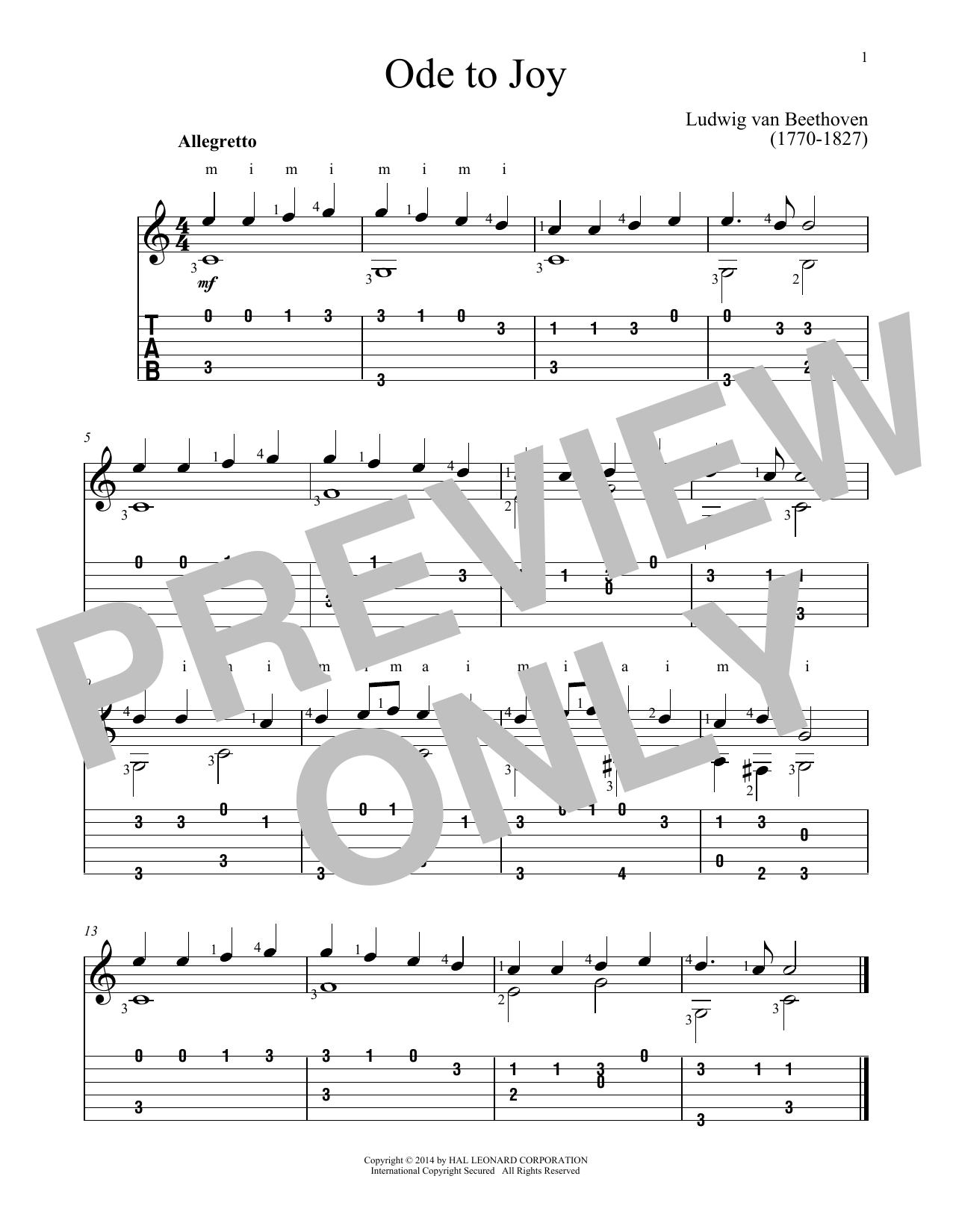 Product picture to: Ode To Joy (arr. John Hill)