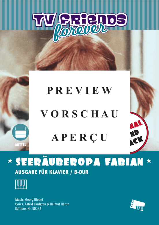 gallery: Seeräuberopa Fabian - A Song from Pippi Longstocking in Taka-Tuka-Land , , (Klavier Solo)