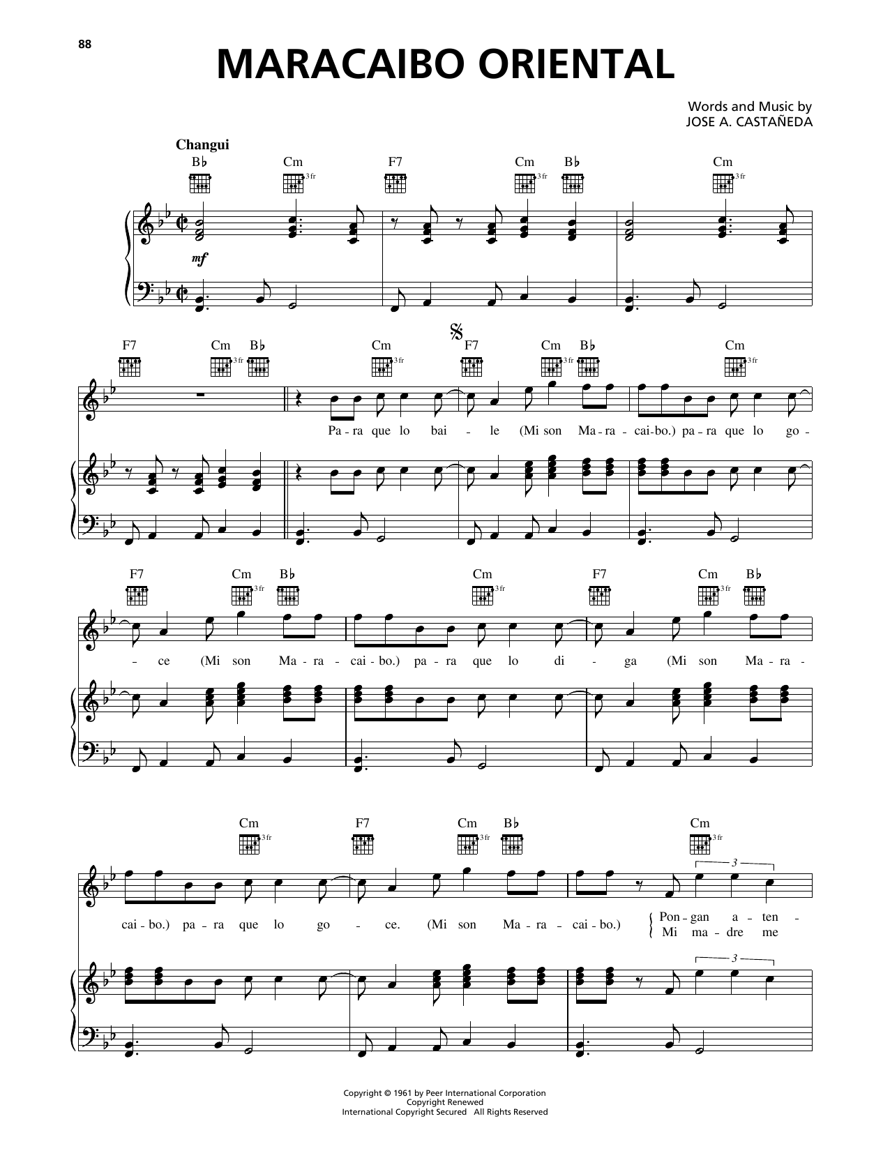 Produktgalerie: Seite 1 von 1 Maracaibo Oriental, Jose A. Castaneda, Gesang, Gitarre, Klavier