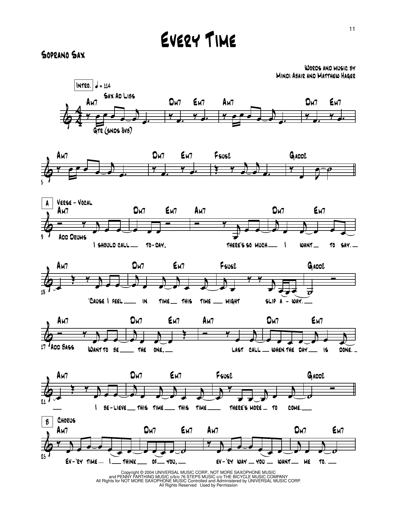 Product gallery: Page 1 of 1 Every Time, Mindi Abair