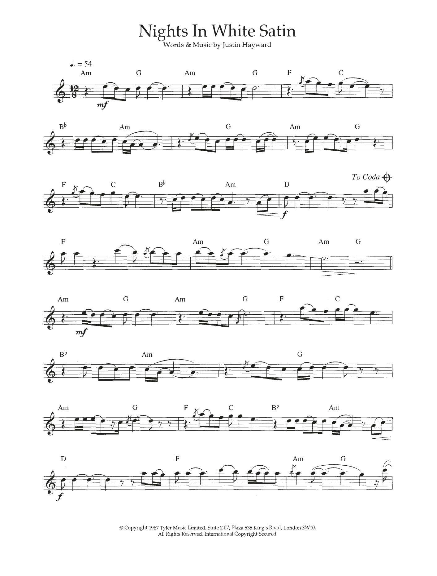 Produktbild zu: Nights In White Satin
