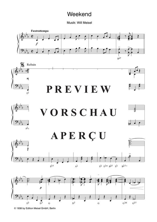 Produktgalerie: Seite 4 von 4 Weekend, 	, Klavier und Gesang