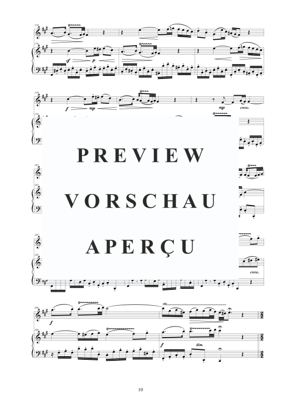 Produktgalerie: Seite 11 von 11 Flötensonate Nr. 2 A-Dur BWV 1015, , Flöte und Cembalo/Klavier