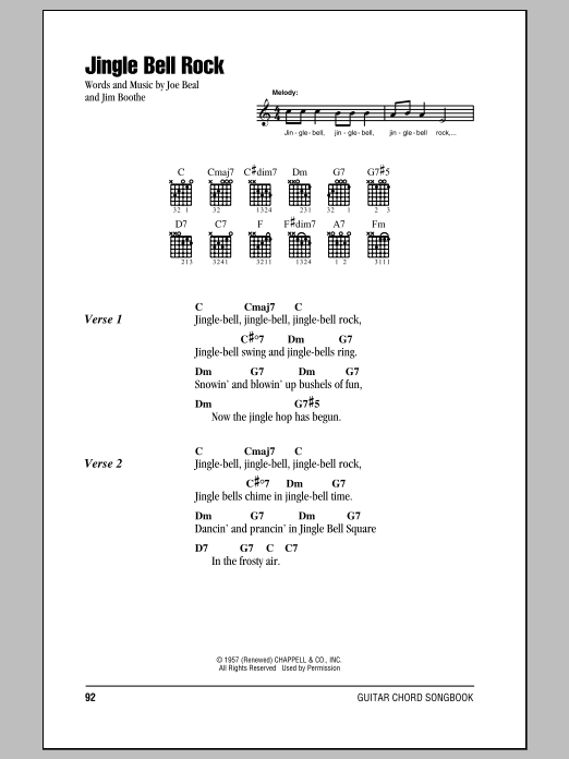 Produktgalerie: Seite 1 von 1 Jingle-Bell Rock, Bobby Helms, Gitarre