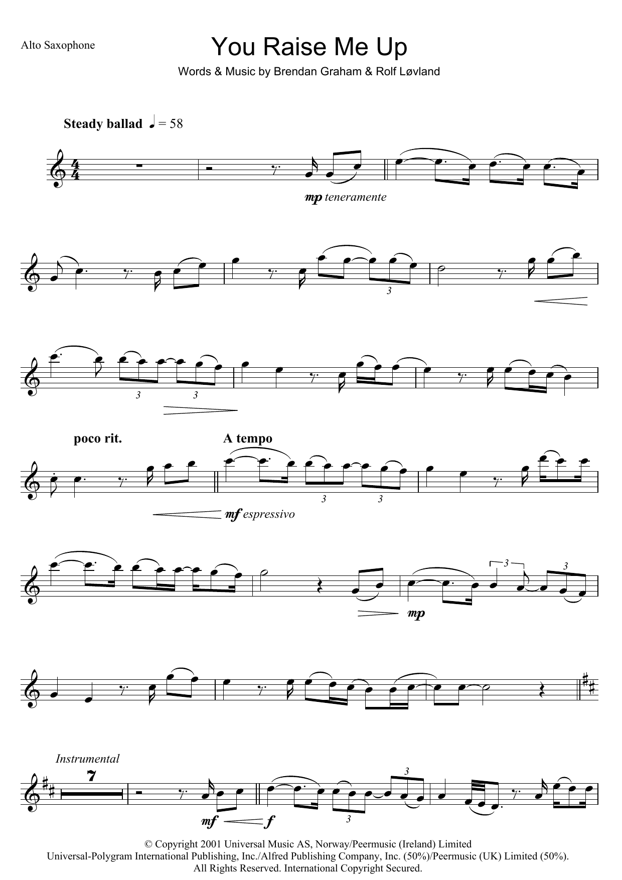 Product picture to:  You Raise Me Up - Westlife