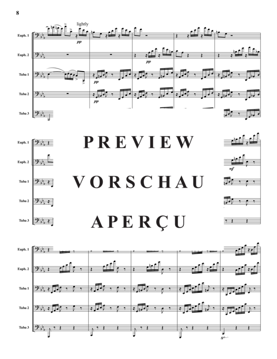 Product gallery: Page 9 of 21 Passacaglia in C-Moll , , (Tuba-Ensemble: Baritone/Pos+Tuba)