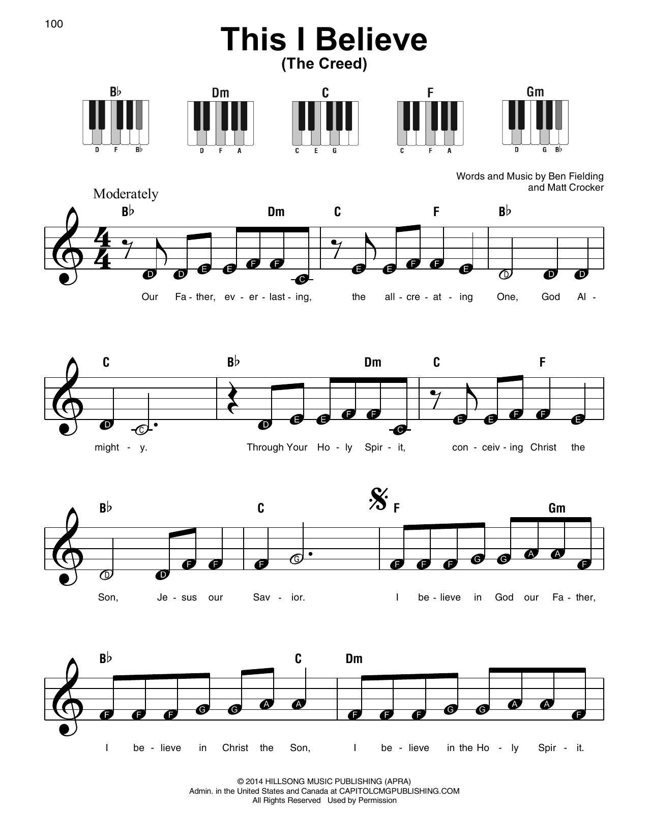 Produktbild zu:  This I Believe (The Creed) - Hillsong Worship