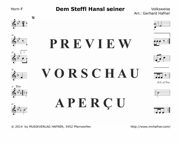 Product gallery: Page 11 of 11 Dem Steffl Hansl seiner, , (woodwind and brass)