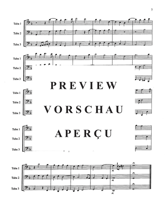 Produktgalerie: Seite 11 von 21 Fantasie a tre voci (fantasie for three instruments) , , Tubatrio