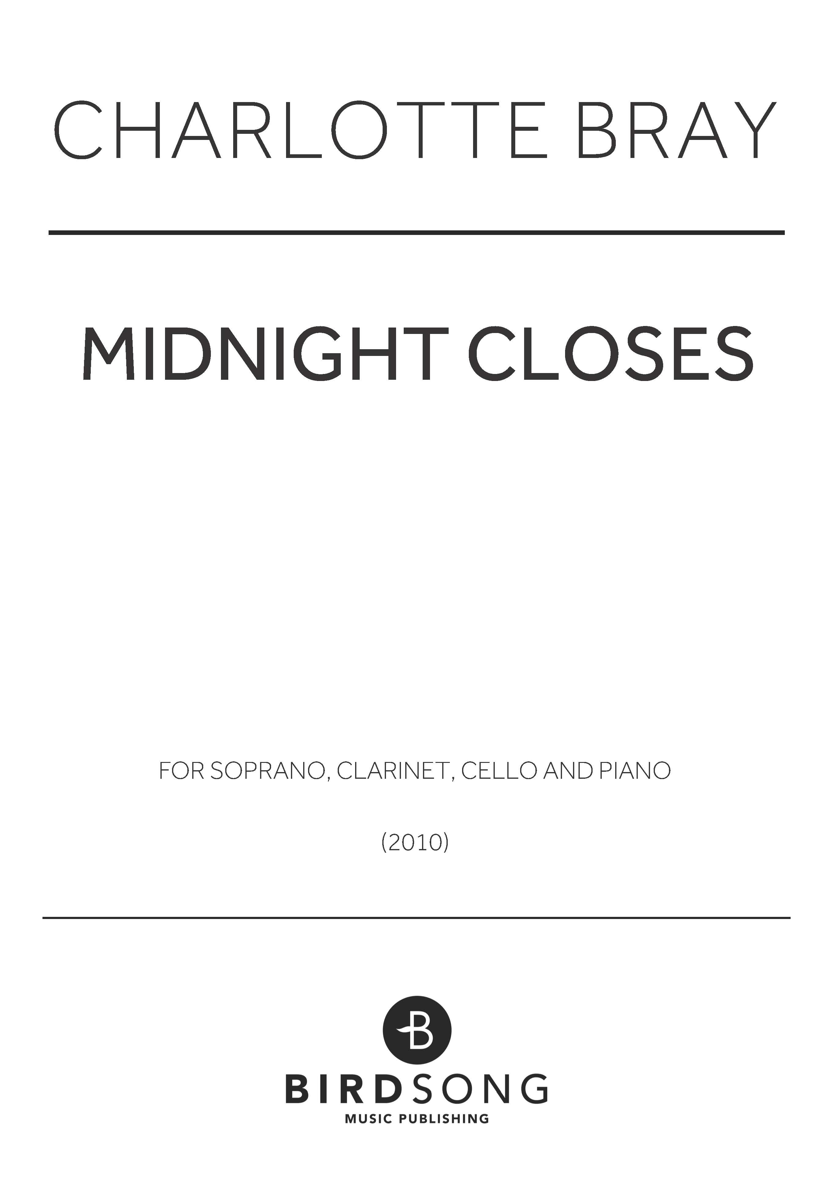 Produktbild zu: Midnight Closes