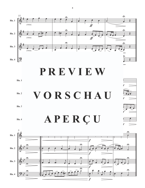 Product gallery: Page 7 of 11 Eight Chorales, , Horn Quartet