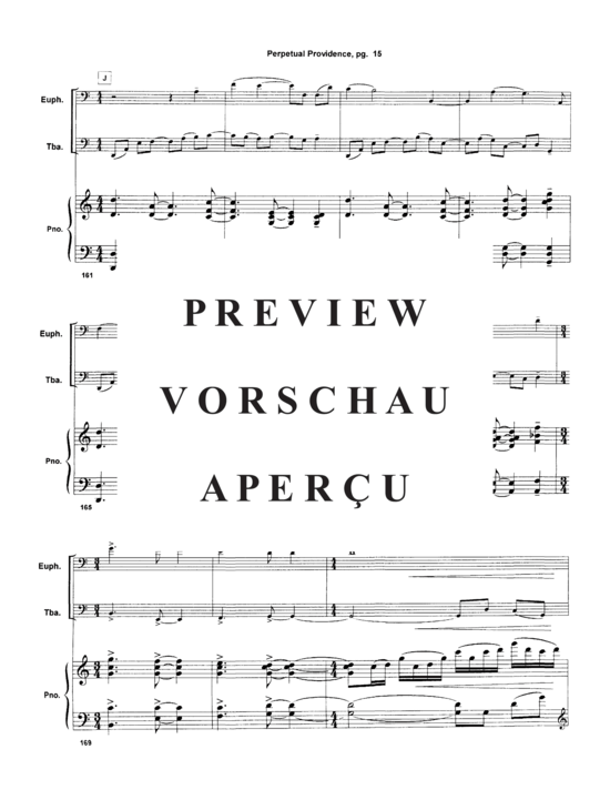 Produktgalerie: Seite 17 von 21 Perpetual Providence , , (Euphonium, Tuba + Klavier)