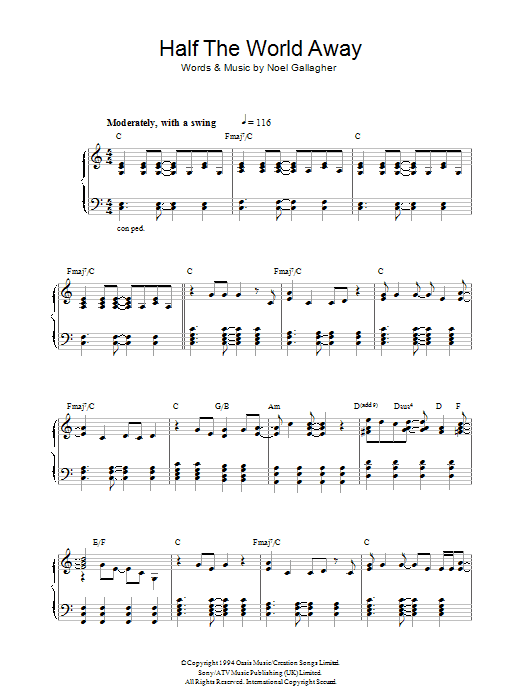 Produktbild zu: Half The World Away (theme from The Royle Family)