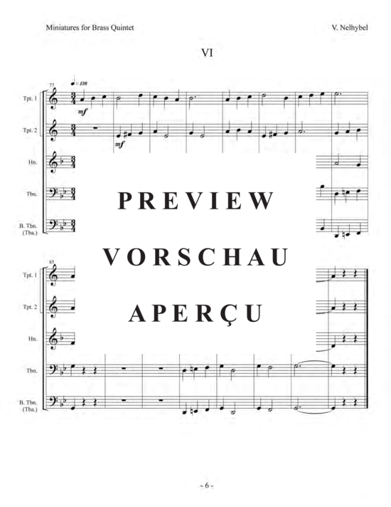 Produktgalerie: Seite 8 von 21 12 Miniatures , , (Blechbläser Quintett)