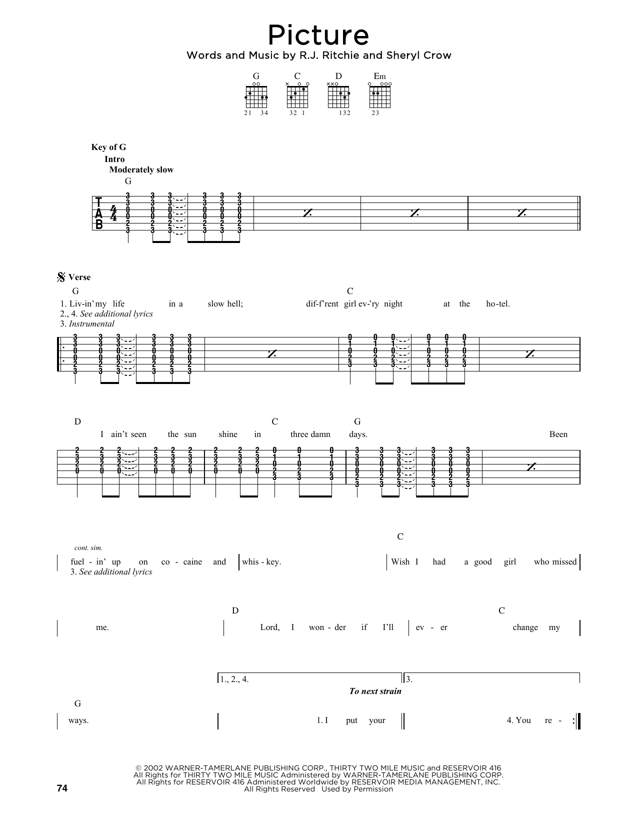 Produktbild zu: Picture (feat. Sheryl Crow)