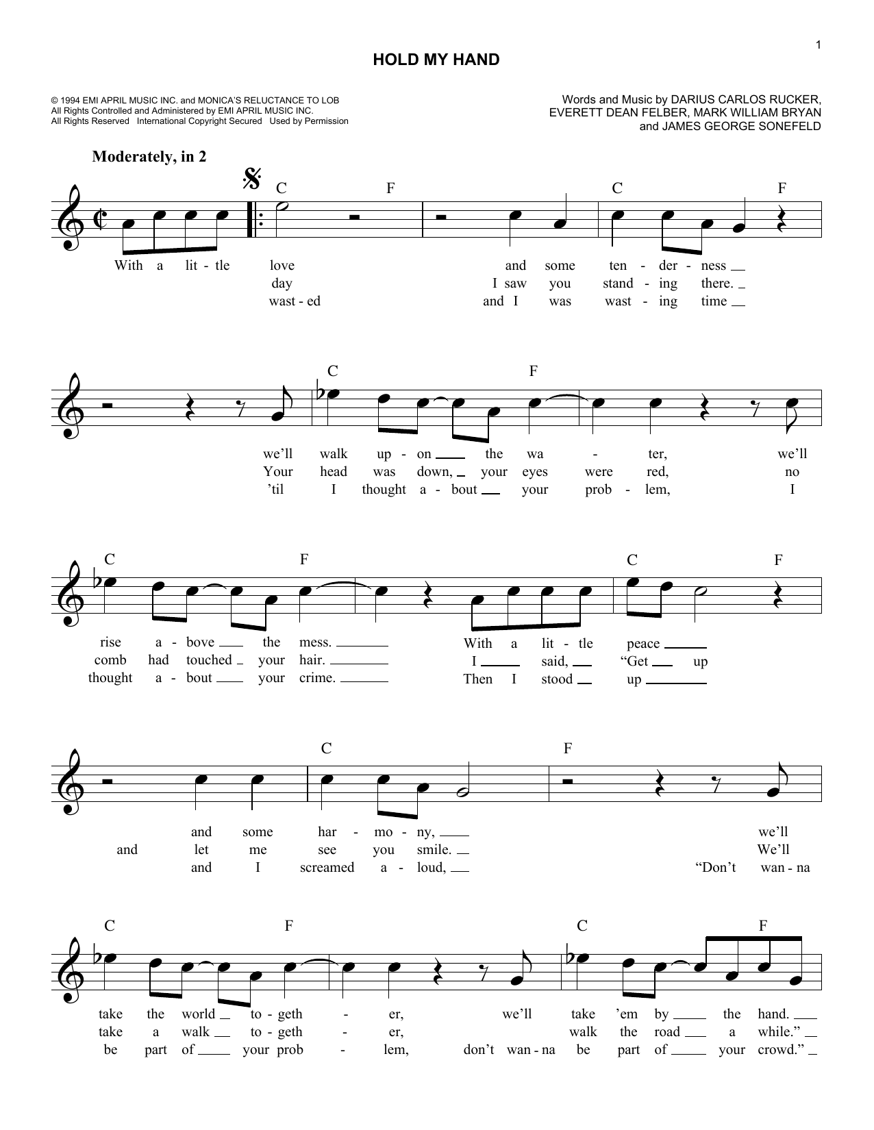Produktbild zu: Hold My Hand