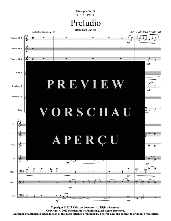 Produktgalerie: Seite 5 von 11 Preludio, , (Brass Ensemble)