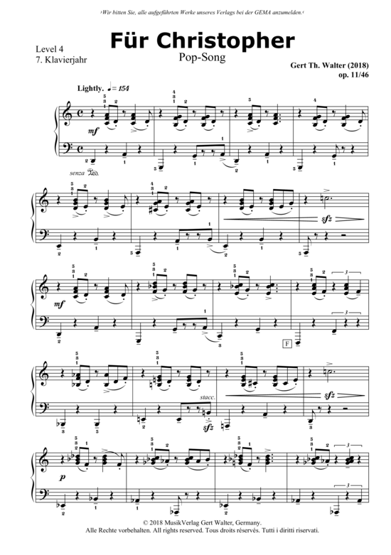 Produktbild zu: Für Christopher Gert Walter