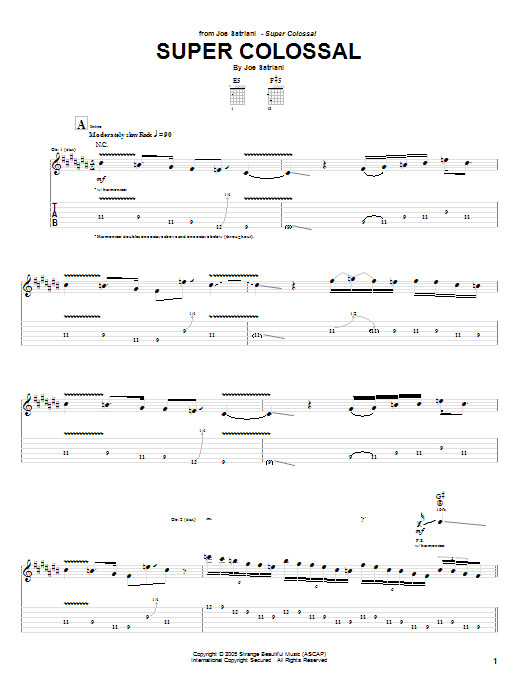 Produktgalerie: Seite 1 von 1 Super Colossal, Joe Satriani, Gitarre