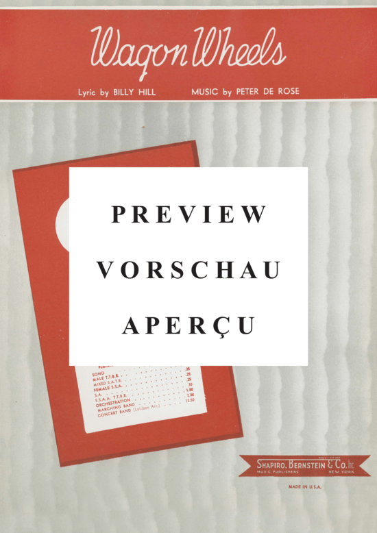 Produktgalerie: Seite 2 von 8 Wagon Wheels , Crosby, Bing, Klavier und Gesang