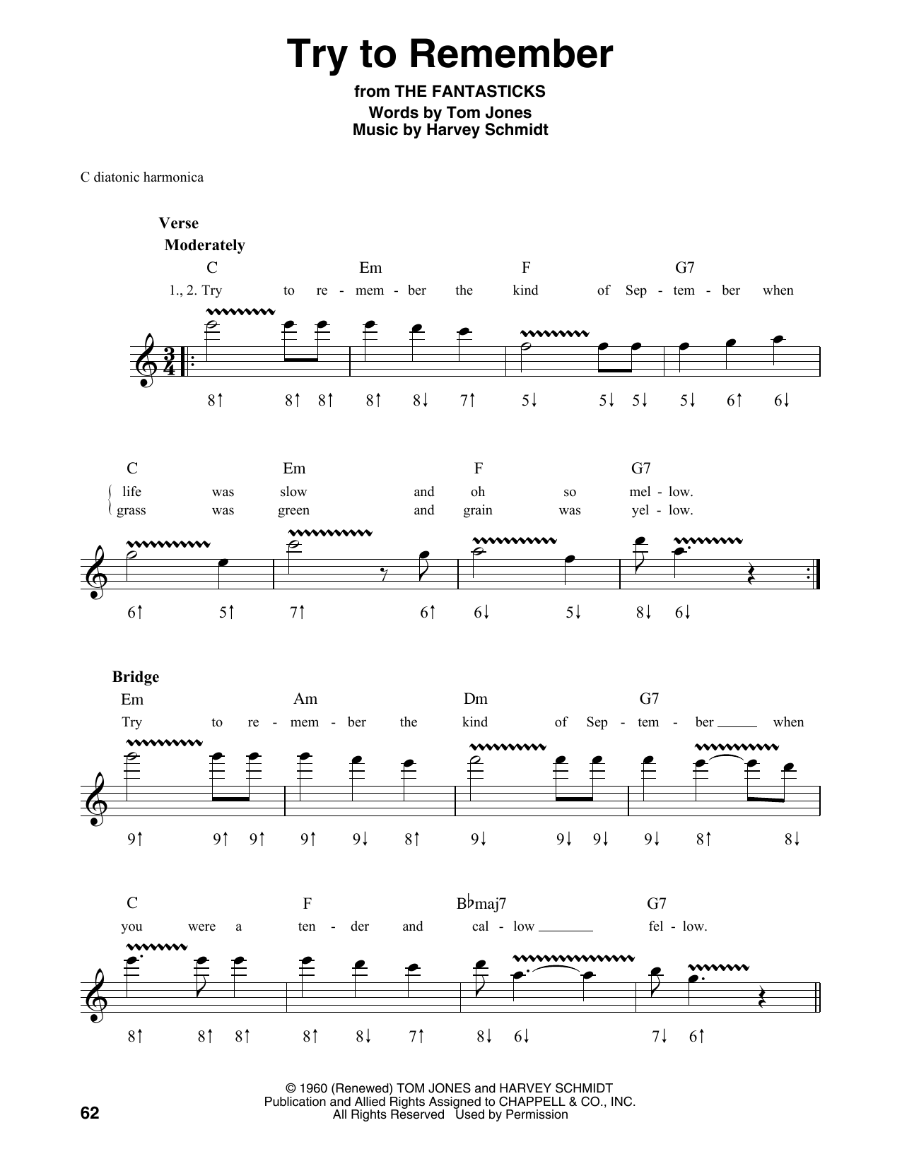 Product gallery: Page 1 of 1 Try To Remember (from The Fantasticks), Tom Jones