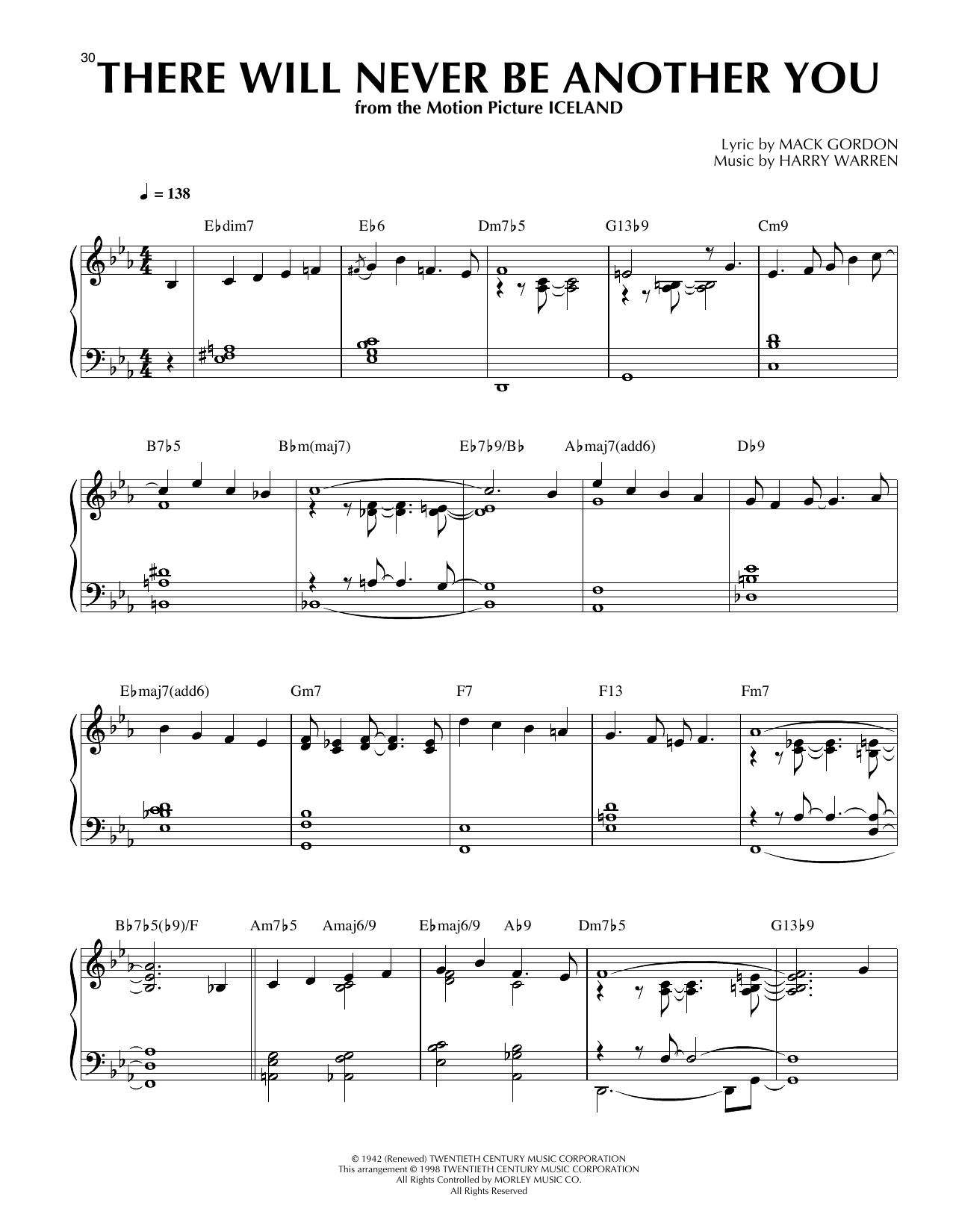 Product picture to: There Will Never Be Another You (arr. Al Lerner and Thomas Coppola)