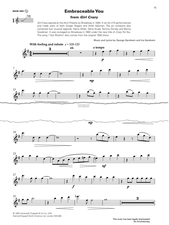 Product gallery: Page 1 of 1 Embraceable You, George Gershwin