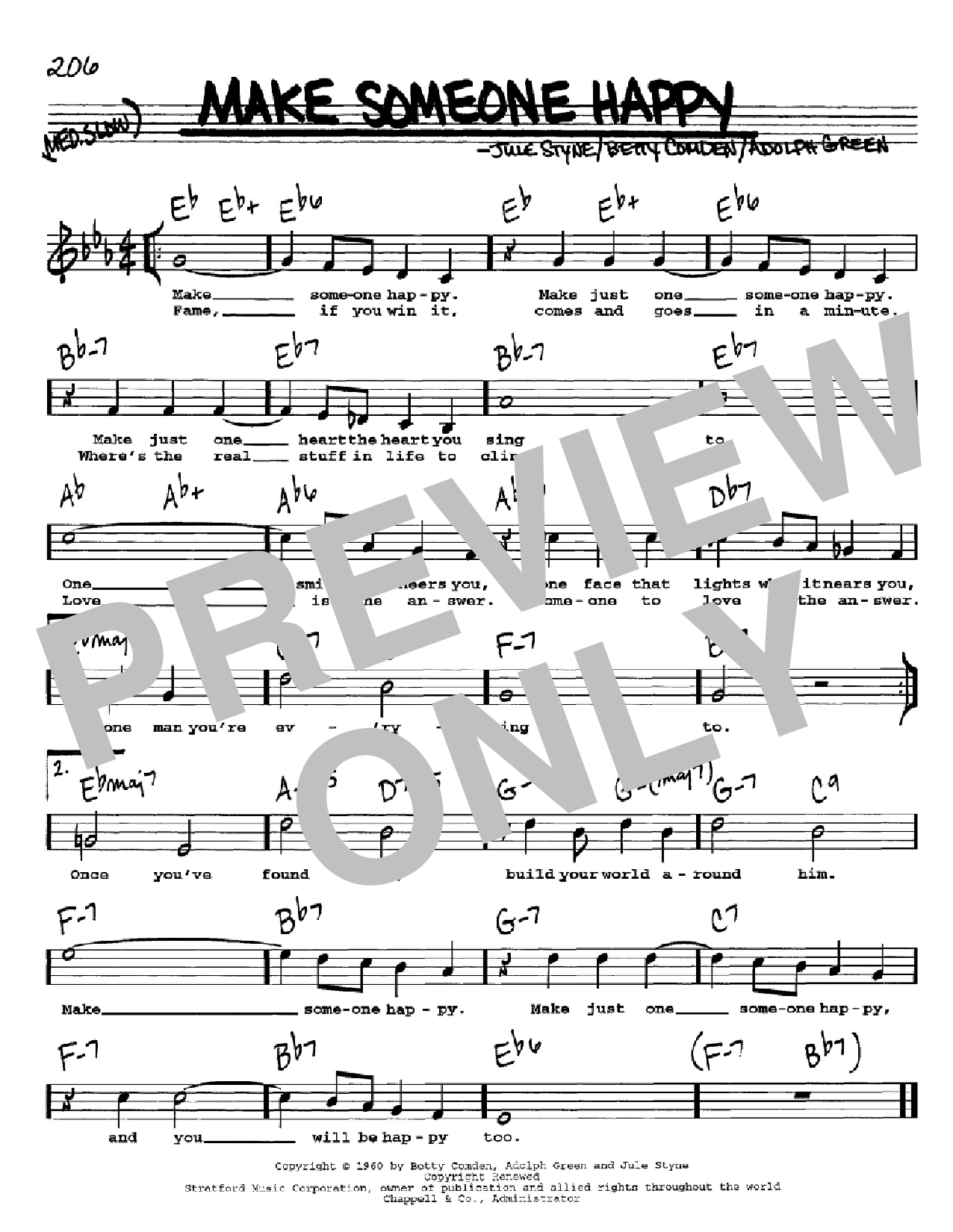 Produktbild zu: Make Someone Happy (from Do Re Mi)