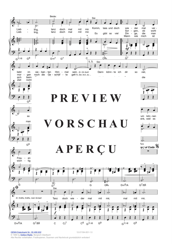 Produktgalerie: Seite 4 von 4 Tanz doch wieder mal mit mir , Bach, Vivi/Schönherr, Dietmar, Klavier und Gesang