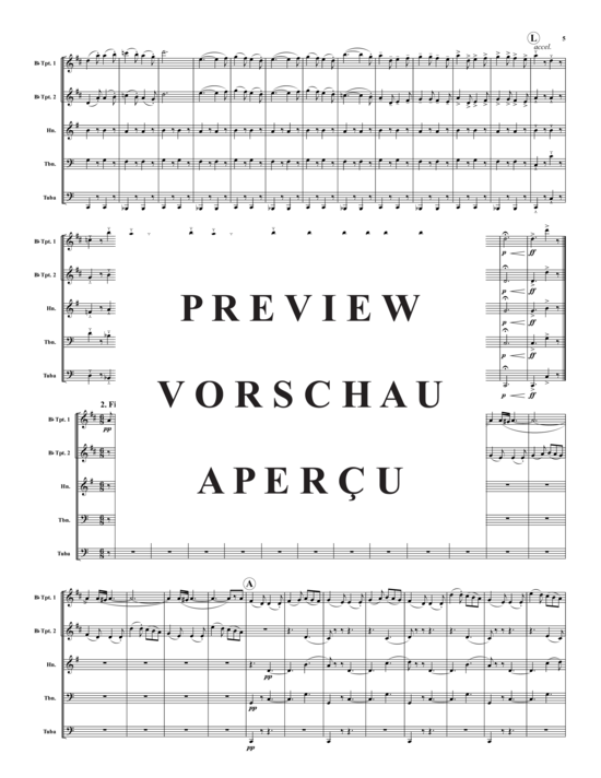 Produktgalerie: Seite 6 von 21 Zwei Sätze aus St. Paul´s Suite , , (Blechbläser-Quintett)