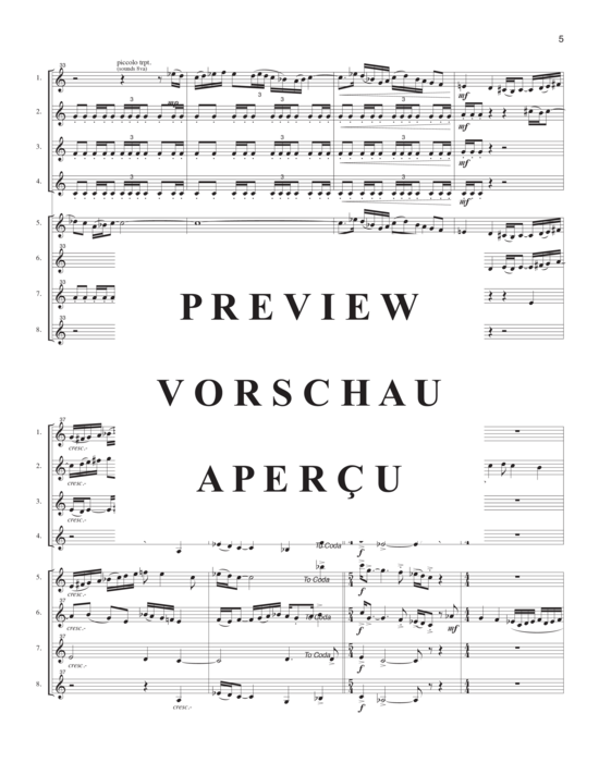 Product gallery: Page 10 of 21 Festive Overture , , (8 trumpets in Bb)