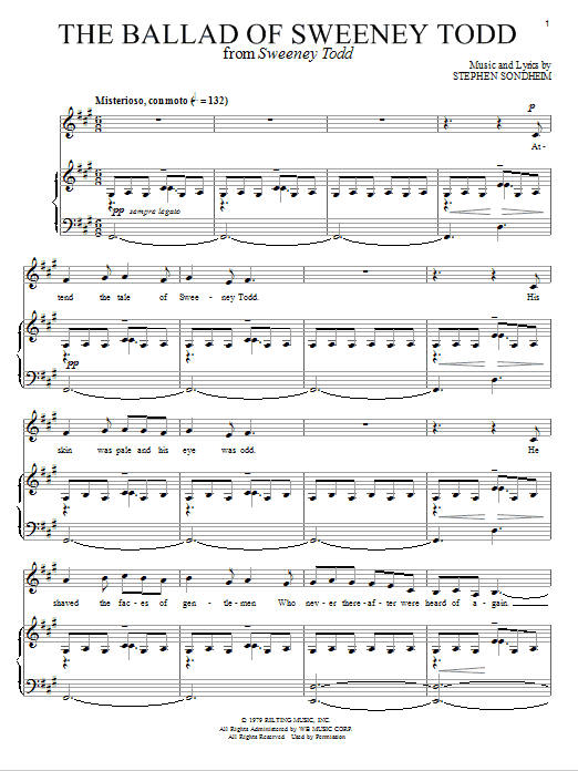 Produktbild zu: The Ballad Of Sweeney Todd