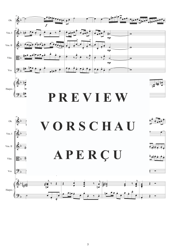 Product gallery: Page 6 of 11 Oboe Concerto in D minor BWV 1059, , Mixed Ensemble Oboe, Strings and Harpsichord Bc