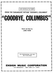 cover: Goodbye, Columbus, James Yester