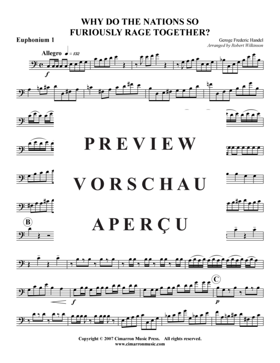 Product gallery: Page 6 of 17 Why do the Nations So Furiously Rage Together? , , (Tuba Quartet: 2x Baritone, 2xTuba)