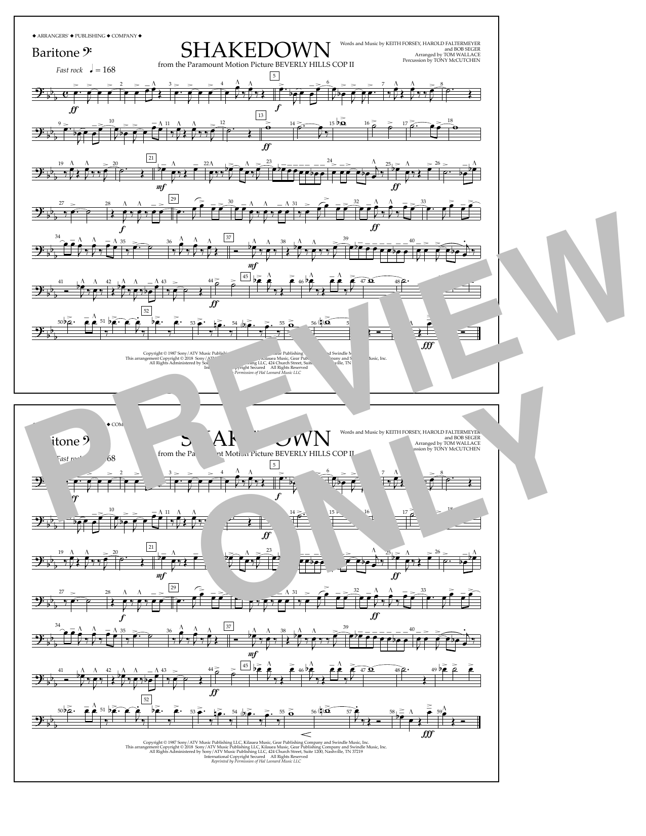 Product picture to: Shakedown - Baritone B.C.