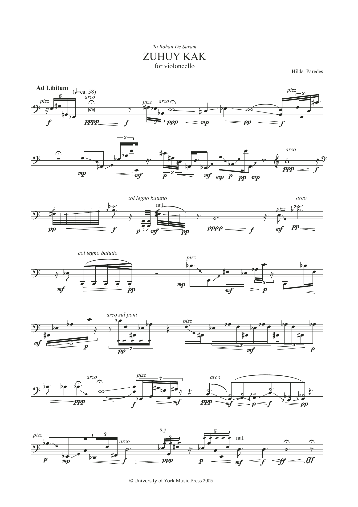 Produktgalerie: Seite 1 von 1 Zuhuy Kak, Hilda Paredes, Violoncello