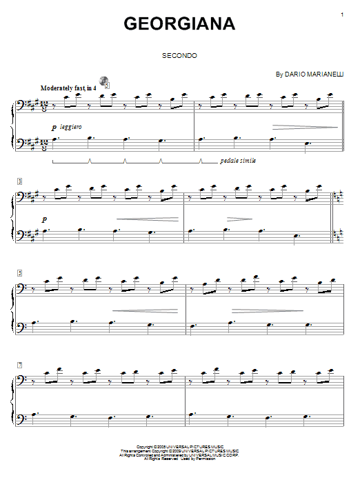 Product picture to: Georgiana (from Pride And Prejudice) (arr. Carol Klose)