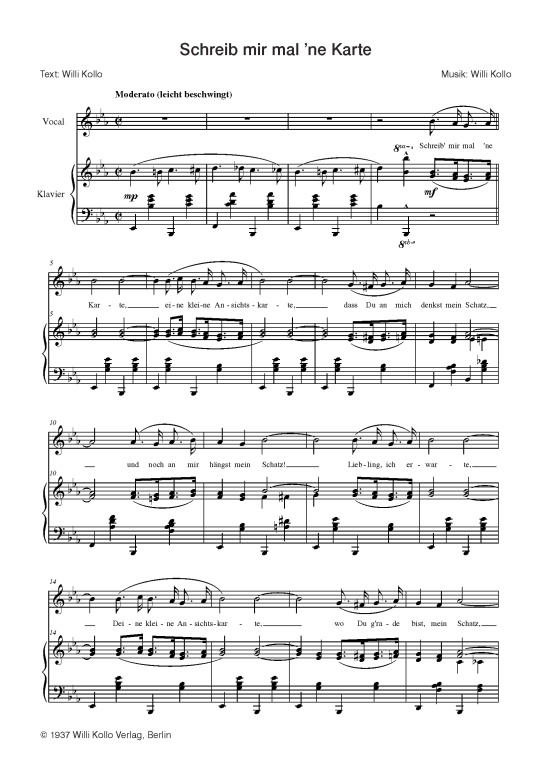 Produktbild zu: Schreib mir mal ne Karte