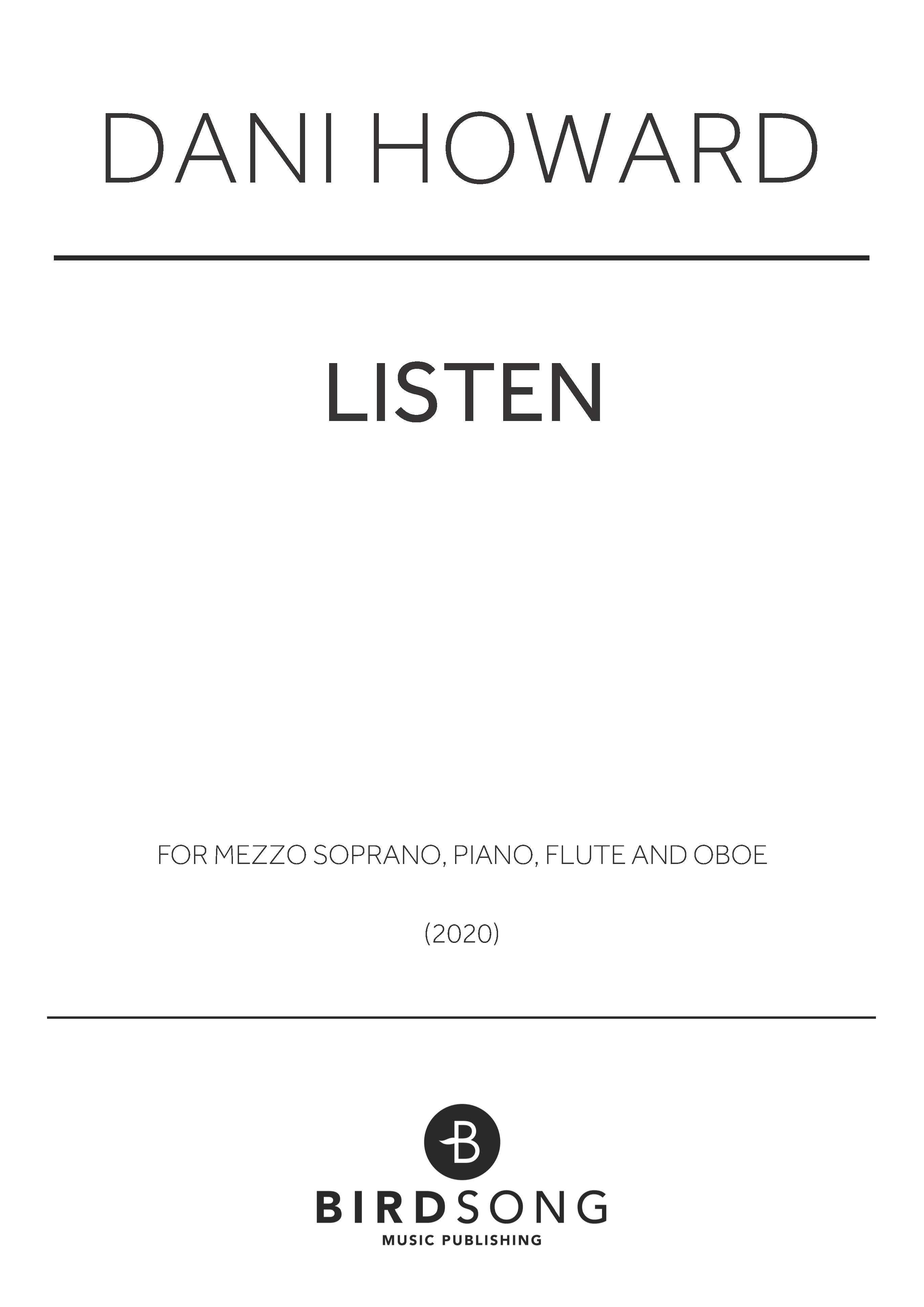 Product picture to: Listen