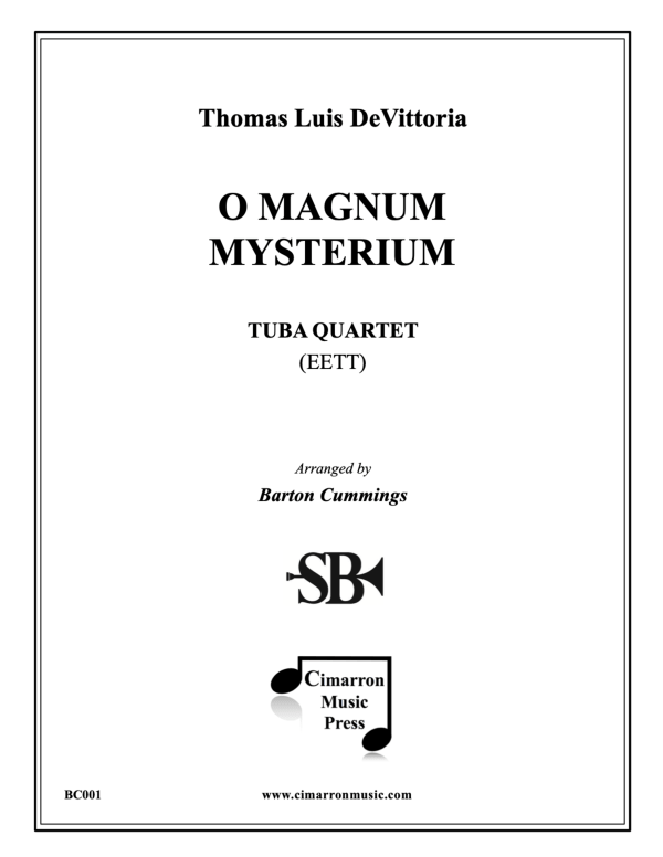 Produktbild zu: O Magnum MysteriumTomás Luis de Victoria