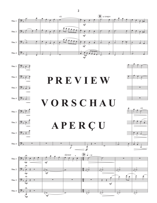 Product gallery: Page 4 of 9 Londonderry Grace , , (Trombone quartet)