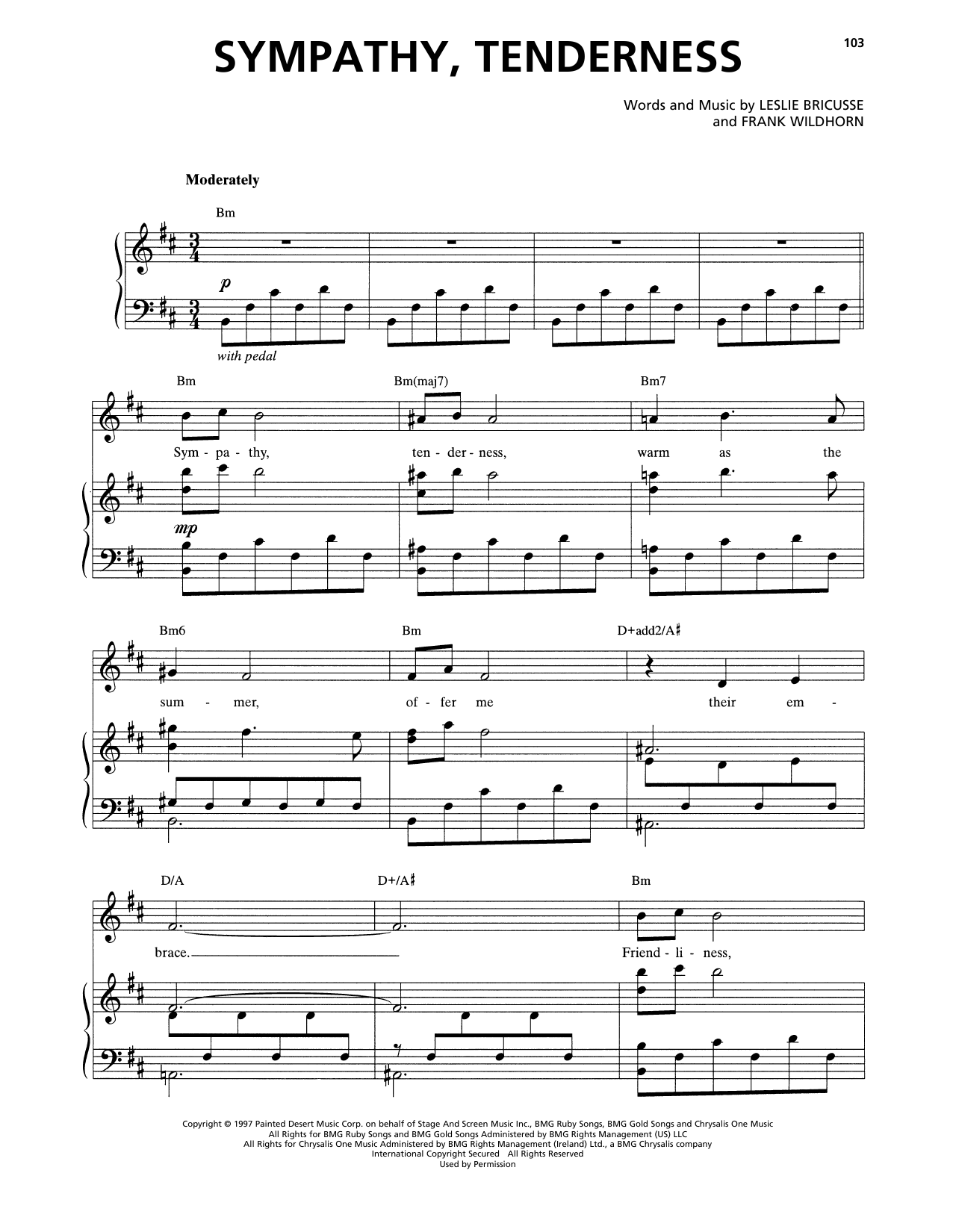 Produktbild zu: Sympathy, Tenderness (from Jekyll & Hyde)