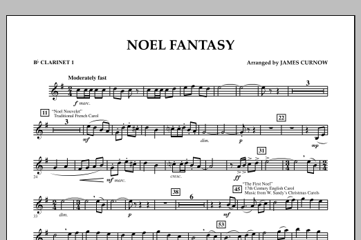 Produktbild zu:  Noel Fantasy - Bb Clarinet 1 - 