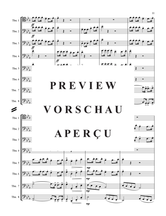 Product gallery: Page 12 of 21 Remnants of a Fugue , , (Trombone ensemble)