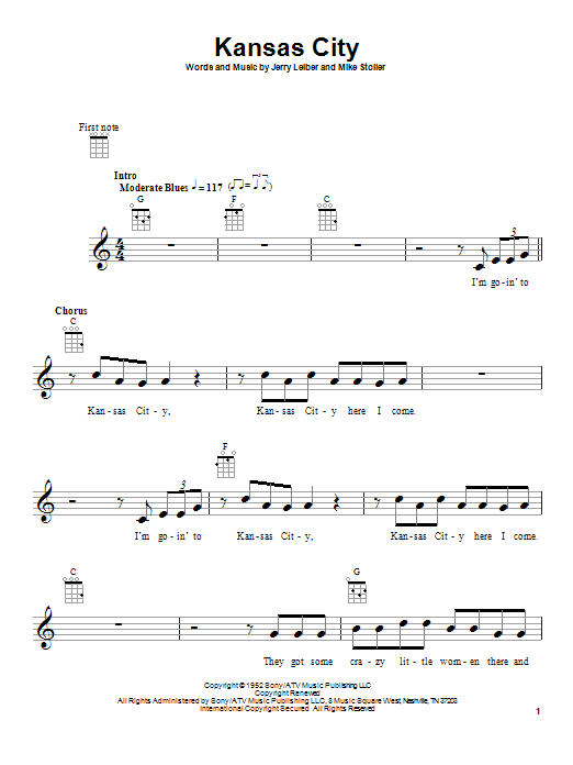Product gallery: Page 1 of 1 Kansas City, The Beatles