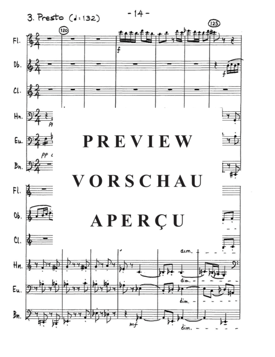 Produktgalerie: Seite 16 von 21 Sextet , , (Gemischtes Ensemble für Holzbläser Quintett + Euphonium Solo)