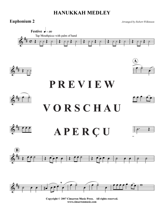 Product gallery: Page 11 of 16 Hanukkah Medley , , (Tuba Quartet: 2x Baritone, 2xTuba)
